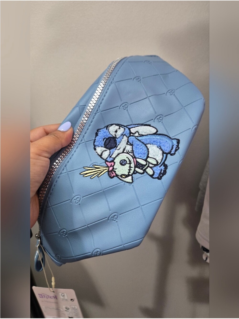 Disney Light Blue Stitch Crossbody Belt Bag - Picture 2 of 2